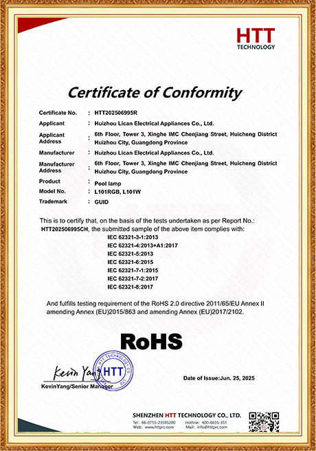 Certificate Of Honor