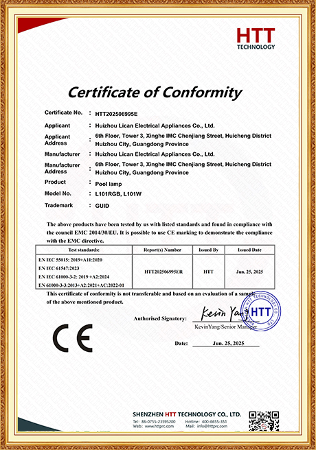 Certificate Of Honor